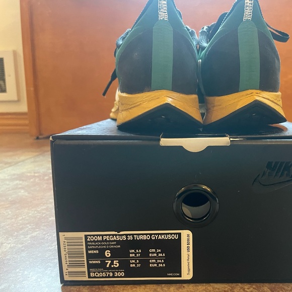 Nike Zoom Pegasus 35 Turbo Gyakusou Running Shoe (W size 7.5/M size 6) - Picture 3 of 11